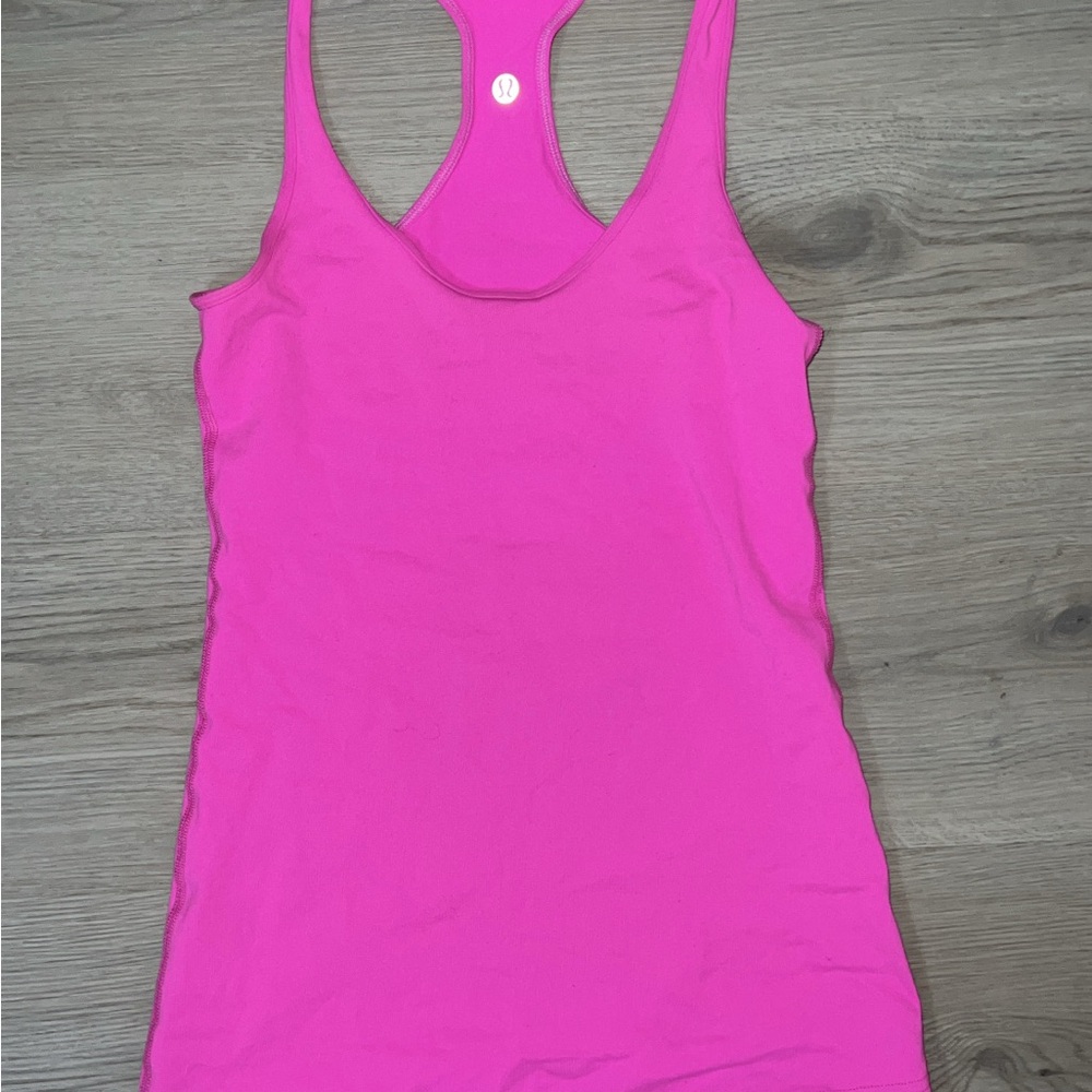 Lululemon Pink Racerback Tank Top